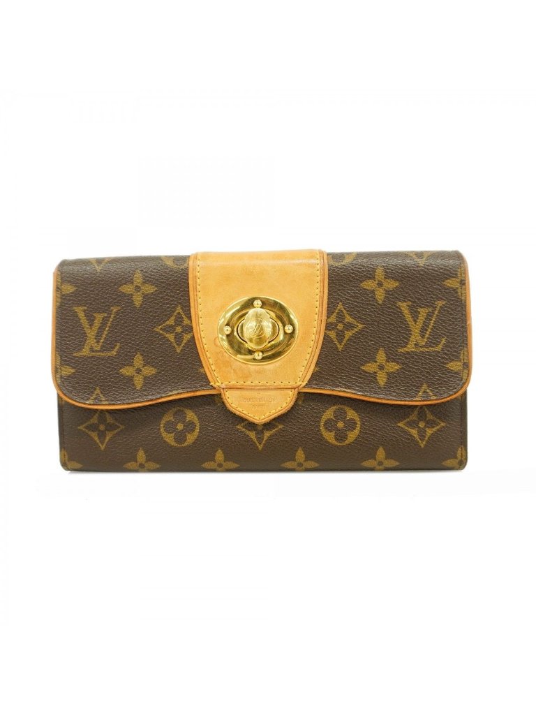 Louis Vuitton Wallet Monogram Portefeuille Boesi Brown